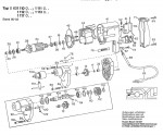 Bosch 0 601 111 001  Drill 110 V / Eu Spare Parts